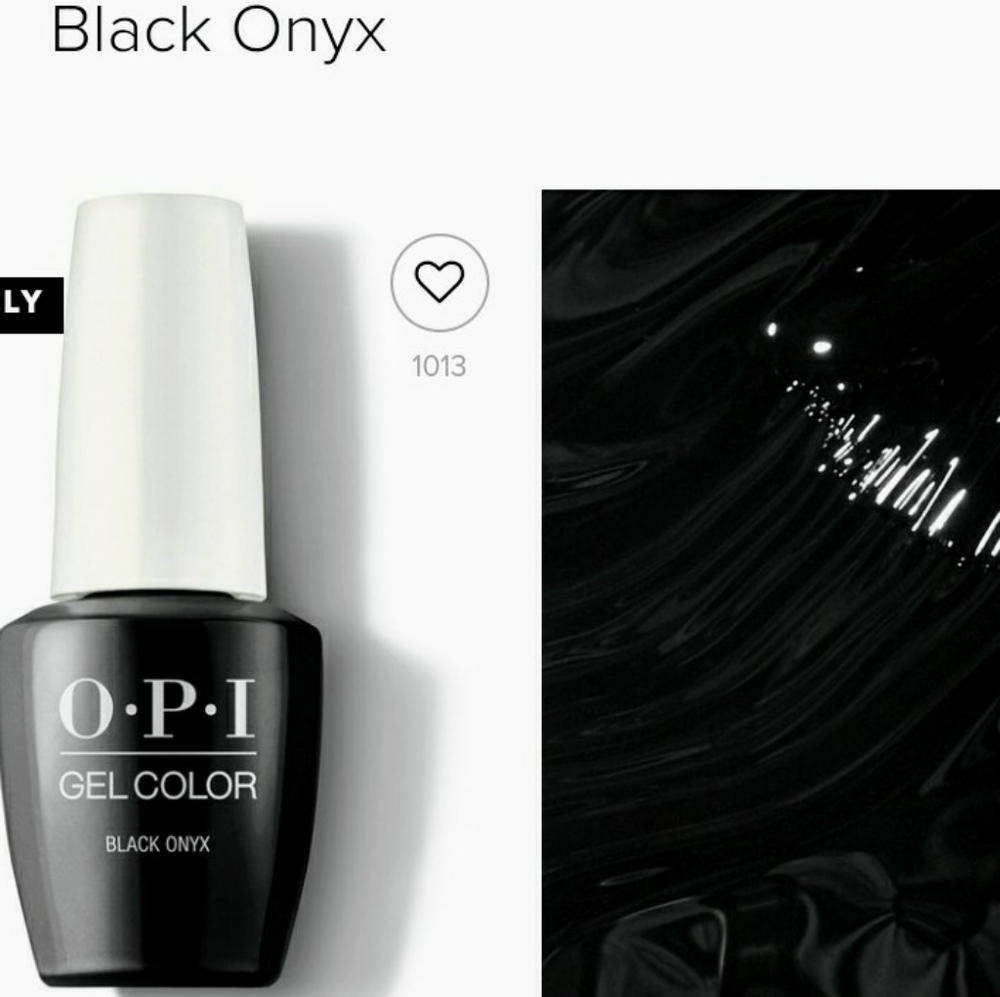 OPI Black Onyx Gelcolor